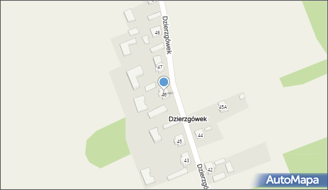 Dzierzgówek, Dzierzgówek, 46, mapa Dzierzgówek