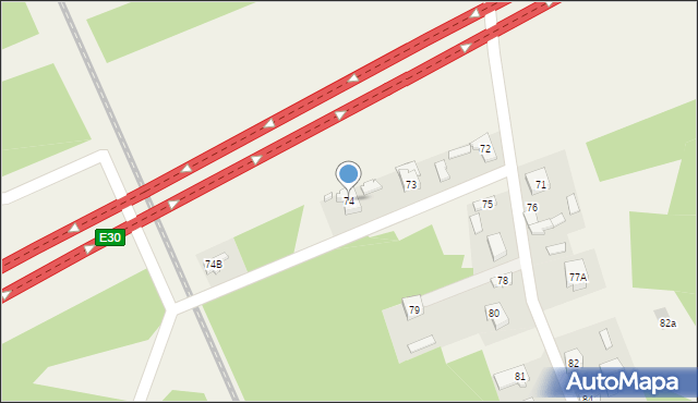 Dzierzgówek, Dzierzgówek, 74, mapa Dzierzgówek