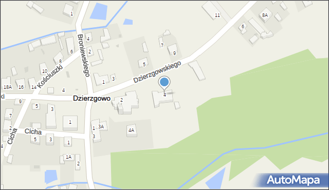 Dzierzgowo, Dzierzgowskiego Mikołaja, ks. prym., 4, mapa Dzierzgowo