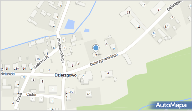 Dzierzgowo, Dzierzgowskiego Mikołaja, ks. prym., 5, mapa Dzierzgowo