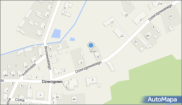 Dzierzgowo, Dzierzgowskiego Mikołaja, ks. prym., 7, mapa Dzierzgowo