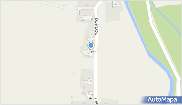 Dzierzków, Dzierzków, 4, mapa Dzierzków