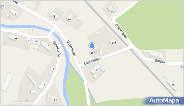 Dzierzków, Dzierzków, 46, mapa Dzierzków