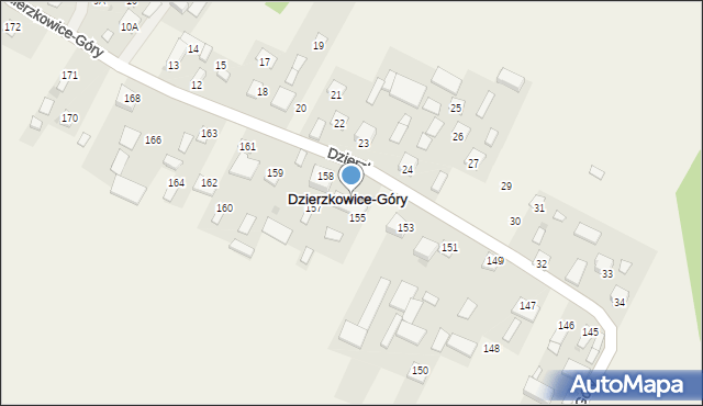 Dzierzkowice-Góry, Dzierzkowice-Góry, 156, mapa Dzierzkowice-Góry
