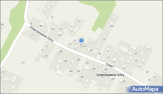 Dzierzkowice-Góry, Dzierzkowice-Góry, 16, mapa Dzierzkowice-Góry
