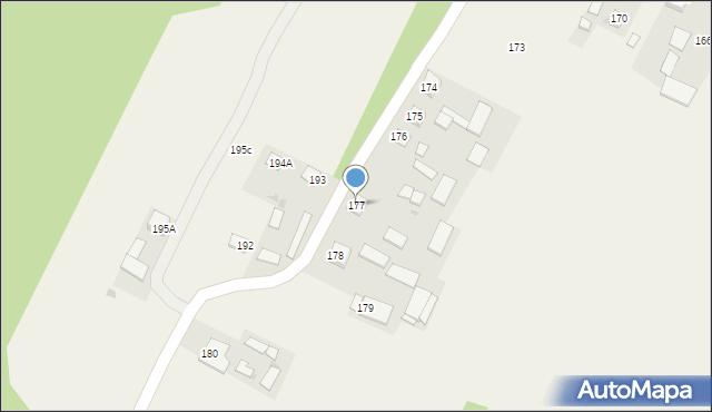 Dzierzkowice-Góry, Dzierzkowice-Góry, 177, mapa Dzierzkowice-Góry