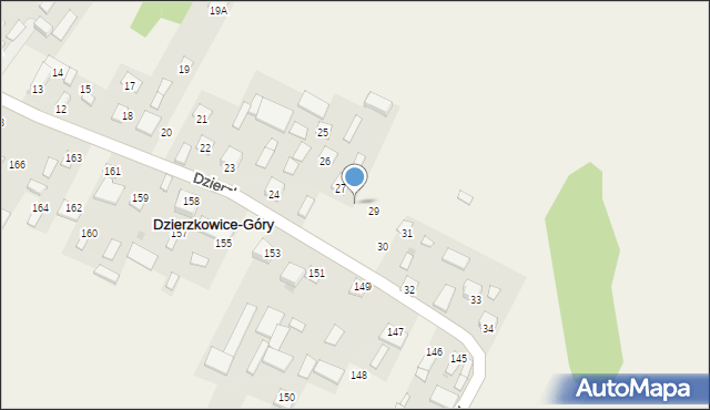 Dzierzkowice-Góry, Dzierzkowice-Góry, 28, mapa Dzierzkowice-Góry