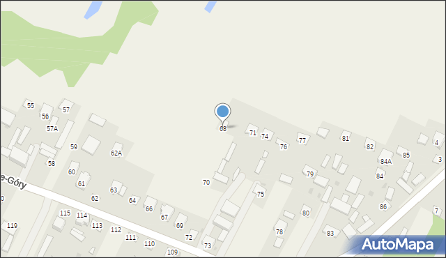 Dzierzkowice-Góry, Dzierzkowice-Góry, 68, mapa Dzierzkowice-Góry