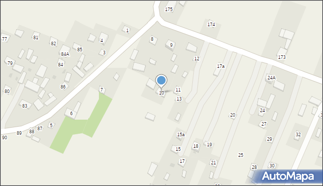 Dzierzkowice-Podwody, Dzierzkowice-Podwody, 10, mapa Dzierzkowice-Podwody