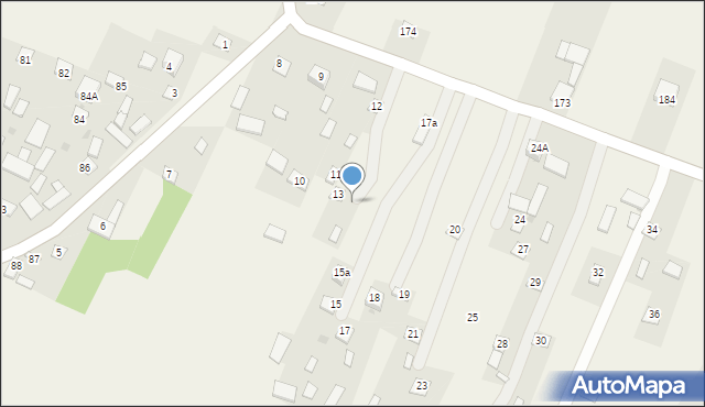 Dzierzkowice-Podwody, Dzierzkowice-Podwody, 14, mapa Dzierzkowice-Podwody