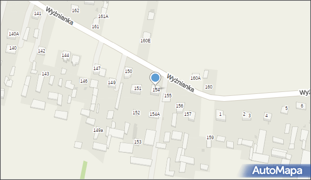Dzierzkowice-Podwody, Dzierzkowice-Podwody, 154, mapa Dzierzkowice-Podwody