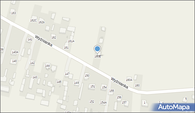 Dzierzkowice-Podwody, Dzierzkowice-Podwody, 160E, mapa Dzierzkowice-Podwody