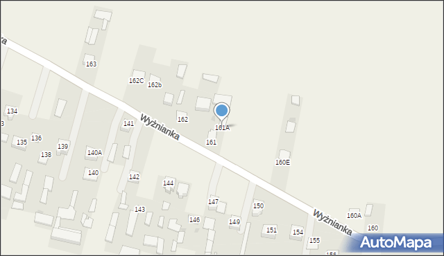 Dzierzkowice-Podwody, Dzierzkowice-Podwody, 161A, mapa Dzierzkowice-Podwody