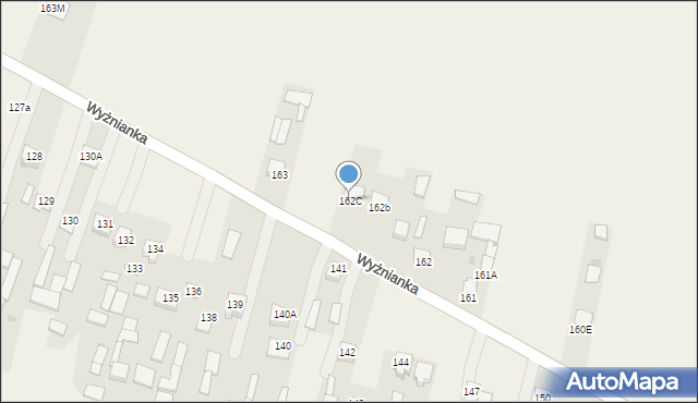 Dzierzkowice-Podwody, Dzierzkowice-Podwody, 162C, mapa Dzierzkowice-Podwody