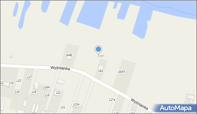 Dzierzkowice-Podwody, Dzierzkowice-Podwody, 164a, mapa Dzierzkowice-Podwody