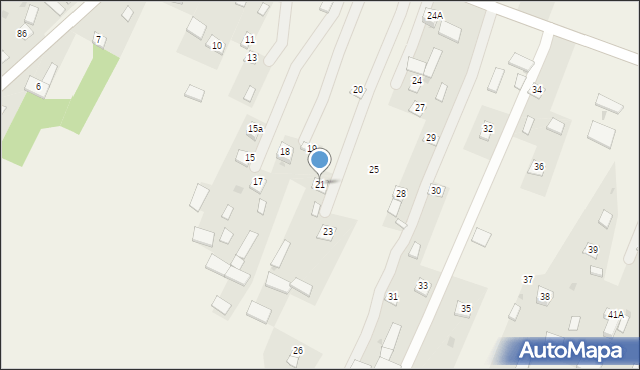 Dzierzkowice-Podwody, Dzierzkowice-Podwody, 21, mapa Dzierzkowice-Podwody