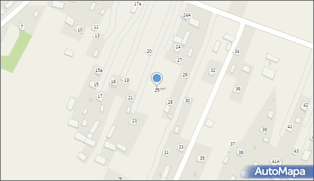 Dzierzkowice-Podwody, Dzierzkowice-Podwody, 25, mapa Dzierzkowice-Podwody