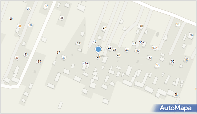 Dzierzkowice-Podwody, Dzierzkowice-Podwody, 43, mapa Dzierzkowice-Podwody