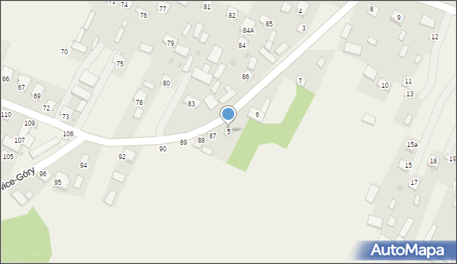 Dzierzkowice-Podwody, Dzierzkowice-Podwody, 5, mapa Dzierzkowice-Podwody