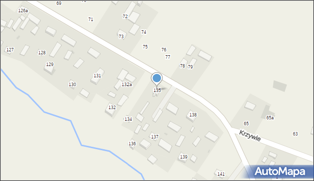 Dzierzkowice-Rynek, Dzierzkowice-Rynek, 135, mapa Dzierzkowice-Rynek