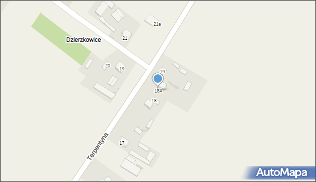 Dzierzkowice-Rynek, Dzierzkowice-Rynek, 18A, mapa Dzierzkowice-Rynek