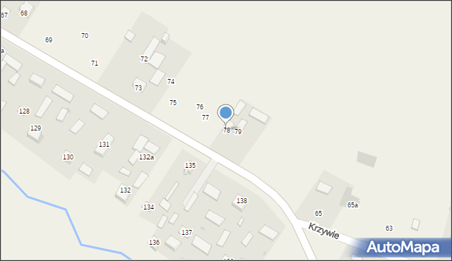 Dzierzkowice-Rynek, Dzierzkowice-Rynek, 78, mapa Dzierzkowice-Rynek