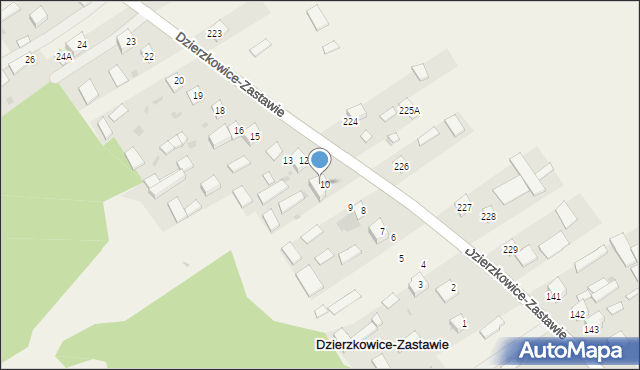 Dzierzkowice-Wola, Dzierzkowice-Wola, 11, mapa Dzierzkowice-Wola
