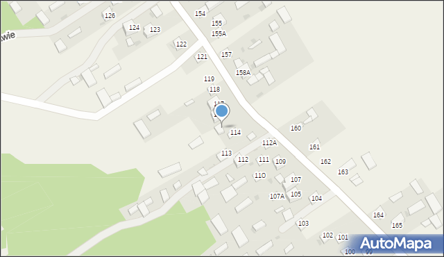 Dzierzkowice-Zastawie, Dzierzkowice-Zastawie, 115, mapa Dzierzkowice-Zastawie