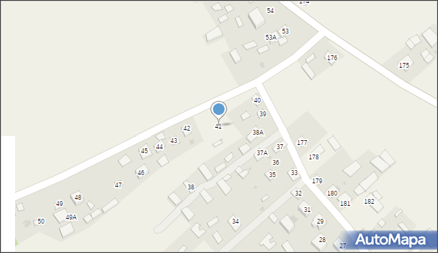 Dzierzkowice-Zastawie, Dzierzkowice-Zastawie, 41, mapa Dzierzkowice-Zastawie