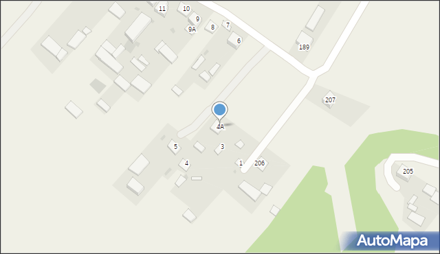 Dzierzkowice-Zastawie, Dzierzkowice-Zastawie, 4A, mapa Dzierzkowice-Zastawie