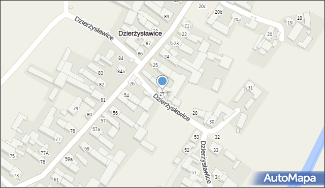 Dzierżysławice, Dzierżysławice, 27, mapa Dzierżysławice