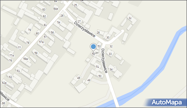 Dzierżysławice, Dzierżysławice, 52, mapa Dzierżysławice