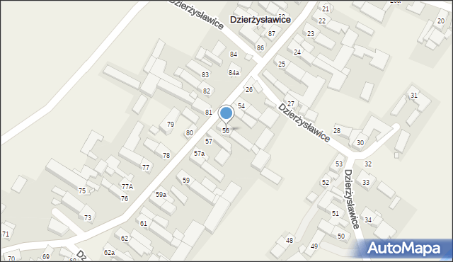 Dzierżysławice, Dzierżysławice, 56, mapa Dzierżysławice
