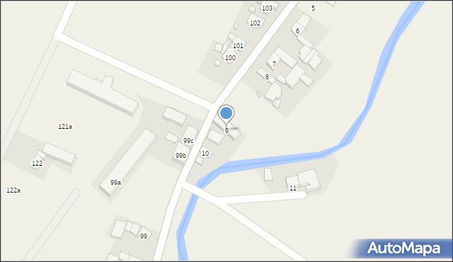 Dzierżysławice, Dzierżysławice, 9, mapa Dzierżysławice