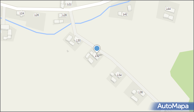 Dzietrzychowice, Dzietrzychowice, 132, mapa Dzietrzychowice