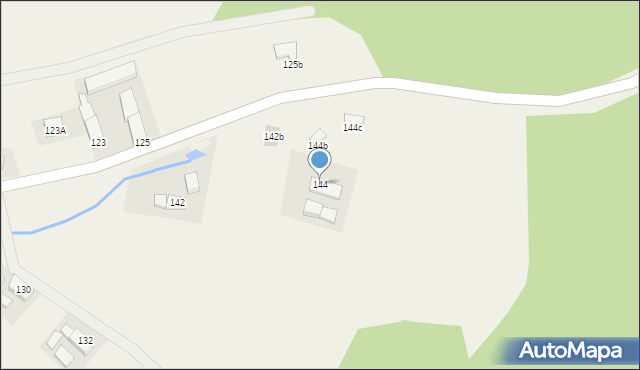 Dzietrzychowice, Dzietrzychowice, 144, mapa Dzietrzychowice