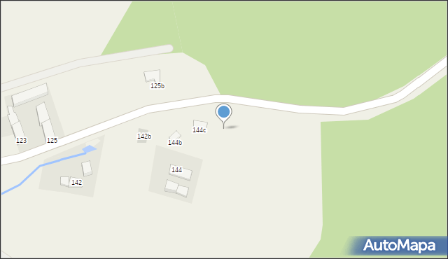 Dzietrzychowice, Dzietrzychowice, 144d, mapa Dzietrzychowice