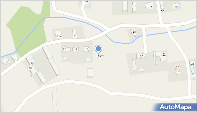 Dzietrzychowice, Dzietrzychowice, 16a, mapa Dzietrzychowice