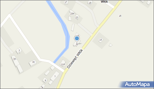 Dziewięć Włók, Dziewięć Włók, 11, mapa Dziewięć Włók