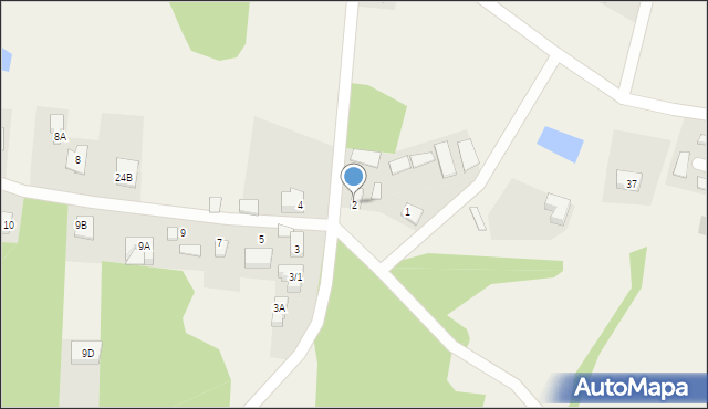 Dzikie, Dzikie, 2, mapa Dzikie