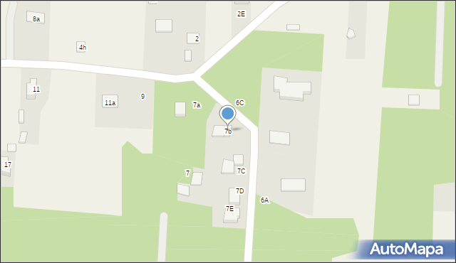 Dzikie-Kolonia, Dzikie-Kolonia, 7b, mapa Dzikie-Kolonia