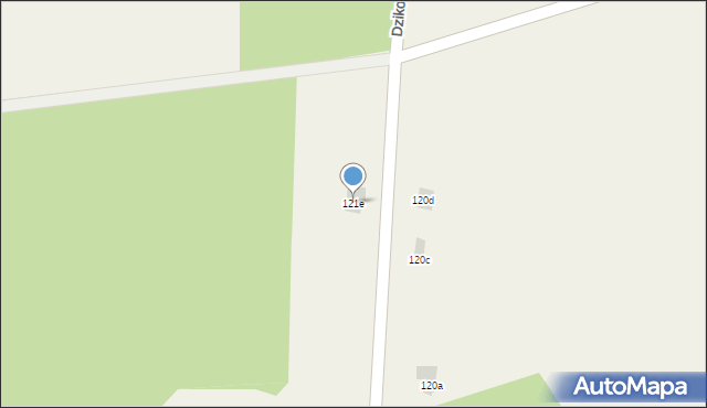Dzikowice, Dzikowice, 121e, mapa Dzikowice