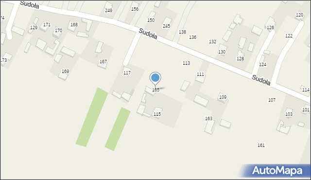 Dzikowiec, Dzikowiec, 165, mapa Dzikowiec