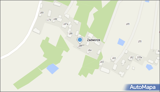 Dzikowiec, Dzikowiec, 185, mapa Dzikowiec