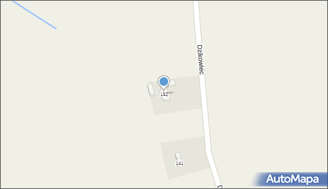 Dzikowiec, Dzikowiec, 142, mapa Dzikowiec