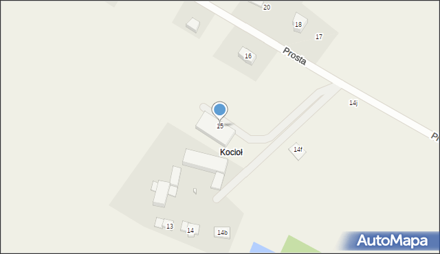 Dzikówko, Dzikówko, 15, mapa Dzikówko