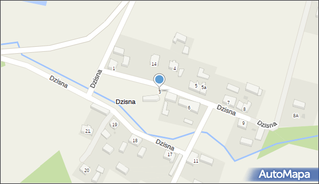 Dzisna, Dzisna, 3, mapa Dzisna