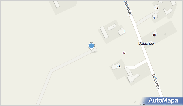 Dziuchów, Dziuchów, 4c, mapa Dziuchów