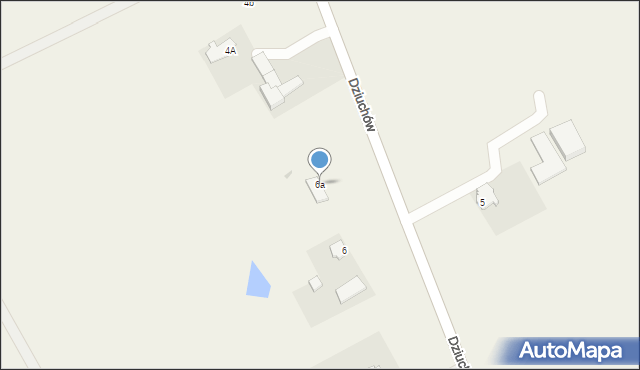 Dziuchów, Dziuchów, 6a, mapa Dziuchów