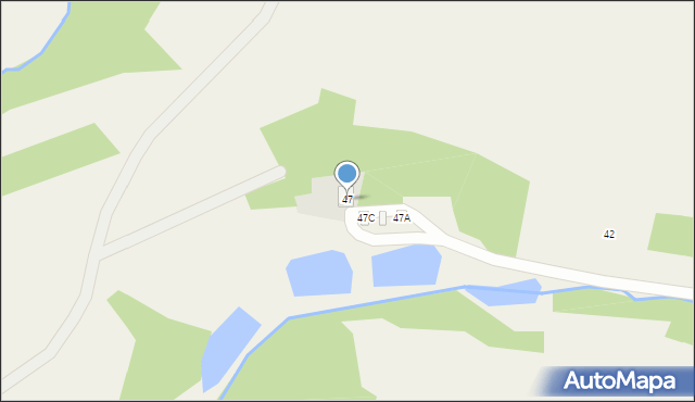 Dziurdziów, Dziurdziów, 47, mapa Dziurdziów